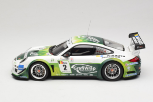 Porsche 911 997 GT3 R #2 Prospeed Competition B. Heylen / P. Lappalainen FIA GT3 2011 Minichamps 1:18 151118902 Kovina – slika 3 od 6