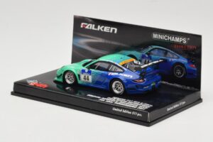 Porsche 911 997 GT3 R #44 Team Falken S. Henzler / P. Dumbreck / M. Ragginger / S. Asch 24 Hours Nurburgring 2011 Minichamps  – slika 3 od 4