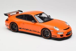 Porsche 911 997 GT3 RS Oranžna Minichamps 1:18 155062122 Kovina – slika 4 od 6