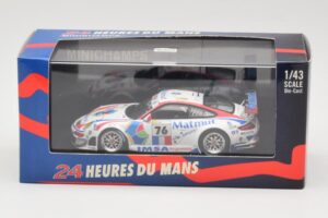 Porsche 911 997 GT3 RSR #76 IMSA Performance Matmut R. Narac / R. Lietz / P. Long 24 Hours of Le Mans 2008 Minichamps 1:43 40 – slika 4 od 4