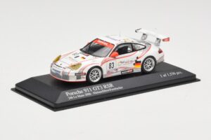 Porsche 911 997 GT3 RSR #83 Seikel Motorsport J. Nielsen / P. Ehret / P. Farnbacher 24 Hours of Le Mans 2006 Minichamps 1:43  – slika 2 od 3