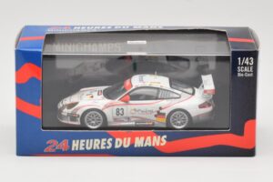 Porsche 911 997 GT3 RSR #83 Seikel Motorsport J. Nielsen / P. Ehret / P. Farnbacher 24 Hours of Le Mans 2006 Minichamps 1:43  – slika 3 od 3