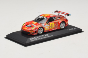 Porsche 911 997 GT3 RSR #75 O. Young / P. Hesnault 24 Hours of Le Mans 2009 Minichamps 1:43 400096975 Kovina – slika 2 od 4
