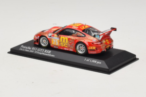 Porsche 911 997 GT3 RSR #75 O. Young / P. Hesnault 24 Hours of Le Mans 2009 Minichamps 1:43 400096975 Kovina – slika 3 od 4