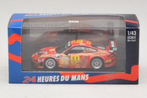 Porsche 911 997 GT3 RSR #75 O. Young / P. Hesnault 24 Hours of Le Mans 2009 Minichamps 1:43 400096975 Kovina – slika 4 od 4