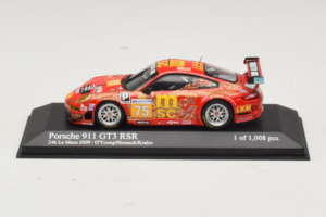Porsche 911 997 GT3 RSR #75 O. Young / P. Hesnault 24 Hours of Le Mans 2009 Minichamps 1:43 400096975 Kovina