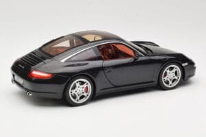 Porsche 911 997 Targa Črn Norev 1:18 187506 Kovina – slika 3 od 8