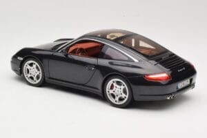 Porsche 911 997 Targa Črn Norev 1:18 187506 Kovina – slika 7 od 8