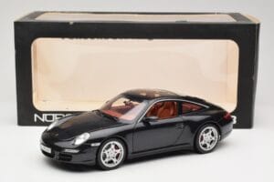 Porsche 911 997 Targa Črn Norev 1:18 187506 Kovina – slika 8 od 8