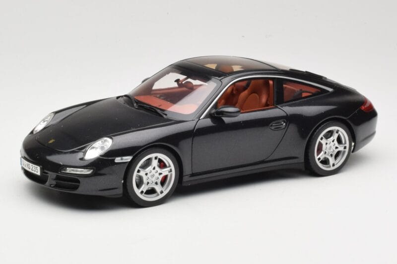 Porsche 911 997 Targa Črn Norev 1:18 187506 Kovina