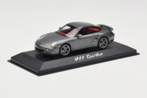 Porsche 911 997 Turbo Anthracite Grey Minichamps 1:43 WAP0200010A Kovina – slika 2 od 4