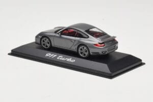 Porsche 911 997 Turbo Anthracite Grey Minichamps 1:43 WAP0200010A Kovina – slika 3 od 4