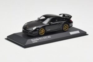Porsche 911 997.2 GT2 RS Črna z Zlatimi Platišči Minichamps 1:43 400069402 Kovina – slika 2 od 4