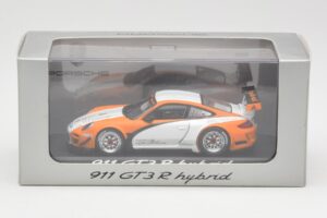 Porsche 911 GT3 R Hybrid 997.2 Presentation White Orange Minichamps 1:43 WAP0201170B Kovina – slika 4 od 4