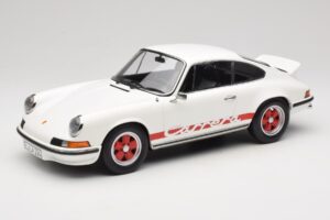Porsche 911 Carrera RS 2.7 Grand Prix White With Red Norev 1:12 127514 Kovina