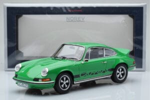 Porsche 911 Carrera RS 2.7 Zelen Norev 1:18 187680 Kovina – slika 6 od 6