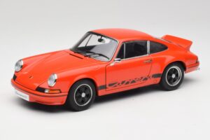Porsche 911 Carrera RS 2.7 Oranžna & Črne Črte AUTOart 1:18 78054 Kovina