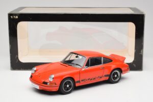 Porsche 911 Carrera RS 2.7 Oranžna & Črne Črte AUTOart 1:18 78054 Kovina – slika 8 od 8