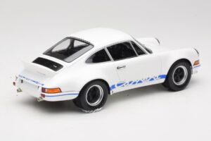 Porsche 911 Carrera RSR Group 4 GT Bela & Modra 1973 Minichamps 1:18 107065020 Kovina – slika 2 od 6