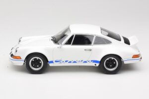 Porsche 911 Carrera RSR Group 4 GT Bela & Modra 1973 Minichamps 1:18 107065020 Kovina – slika 3 od 6