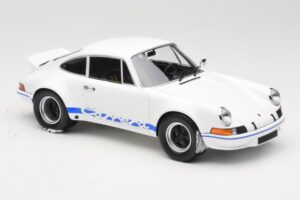 Porsche 911 Carrera RSR Group 4 GT Bela & Modra 1973 Minichamps 1:18 107065020 Kovina – slika 4 od 6