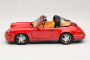 Porsche 911 Carrera Targa Rdeč Anson 1:18 3054 Kovina – slika 4 od 8