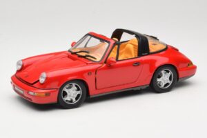 Porsche 911 Carrera Targa Rdeč Anson 1:18 3054 Kovina