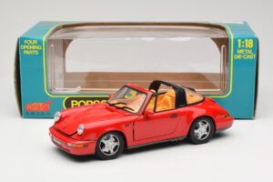 Porsche 911 Carrera Targa Rdeč Anson 1:18 3054 Kovina – slika 8 od 8