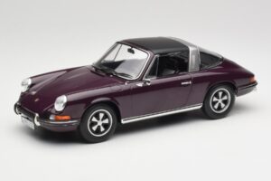 Porsche 911 E Targa Vijolična Norev 1:18 187644 Kovina – slika 2 od 7