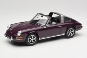 Porsche 911 E Targa Vijolična Norev 1:18 187644 Kovina