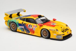 Porsche 911 GT1 #1 D. Rohr / R. Pilgrim / A. McNish 1997 UT Models 1:18 39724 Kovina – slika 6 od 8