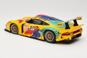 Porsche 911 GT1 #1 D. Rohr / R. Pilgrim / A. McNish 1997 UT Models 1:18 39724 Kovina – slika 7 od 8