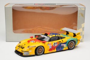 Porsche 911 GT1 #1 D. Rohr / R. Pilgrim / A. McNish 1997 UT Models 1:18 39724 Kovina – slika 8 od 8
