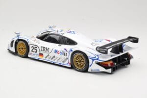 Porsche 911 GT1 #25 Porsche AG U. Alzen / J. Muller / B. Wollek 24 Hours of Le Mans 1998 Maisto 1:18 56052 Kovina – slika 7 od 8