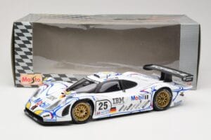 Porsche 911 GT1 #25 Porsche AG U. Alzen / J. Muller / B. Wollek 24 Hours of Le Mans 1998 Maisto 1:18 56052 Kovina – slika 8 od 8