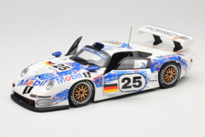 Porsche 911 GT1 #25 H. Stuck / T. Boutsen / B. Wollek 24 Hours of Le Mans 1996 UT Models 1:18 180966625 Kovina – slika 2 od 8