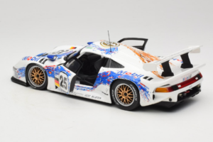 Porsche 911 GT1 #25 H. Stuck / T. Boutsen / B. Wollek 24 Hours of Le Mans 1996 UT Models 1:18 180966625 Kovina – slika 5 od 8