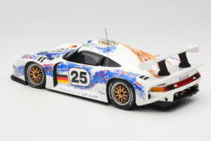 Porsche 911 GT1 #25 H. Stuck / T. Boutsen / B. Wollek 24 Hours of Le Mans 1996 UT Models 1:18 180966625 Kovina – slika 7 od 8