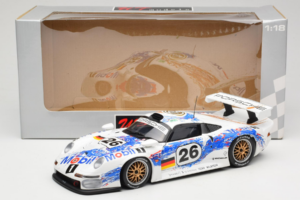 Porsche 911 GT1 #26 K. Wendlinger / Goody / Y. Dalmas 24 Hours of Le Mans 1996 UT Models 1:18 180966626 Kovina – slika 8 od 8