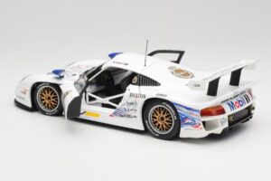Porsche 911 GT1 #6 T. Boutsen / H-J. Stuck 1997 UT Models 1:18 39720 Kovina – slika 5 od 8