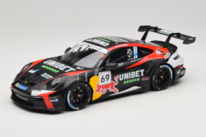 Porsche 911 GT3 Cup 992 #69 K. Rovanpera Zolder GP 2024 IXO 1:18 18RMC226 Kovina