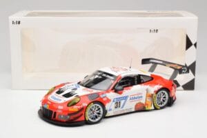 Porsche 911 GT3 R #31 Frikadelli Racing N. Siedler / M. Seefried 24 Hours Nürburgring 2018 Minichamps 1:18 153186931 Kovina – slika 6 od 6