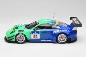 Porsche 911 GT3 R #44 Falken Motorsport W. Henzler / P. Dumbreck NBR 2016 Minichamps 1:18 155166044 Kovina – slika 3 od 6