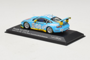 Porsche 911 GT3 R #66 Buckler / Schrom 24 Hours of Daytona 2002 Minichamps 1:43 400026966 Kovina – slika 3 od 4