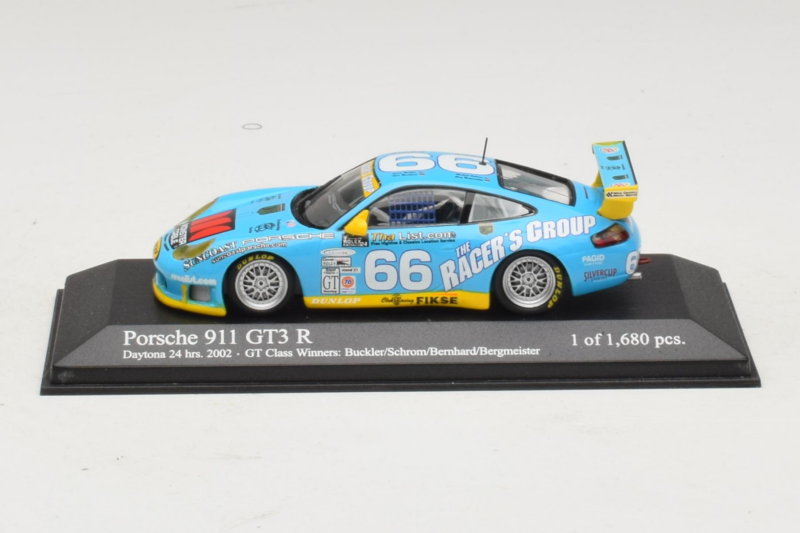 Porsche 911 GT3 R #66 Buckler / Schrom 24 Hours of Daytona 2002 Minichamps 1:43 400026966 Kovina