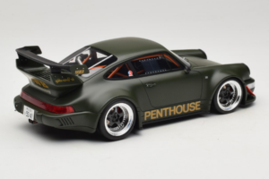 Porsche 911 RWB Penthouse Kaki Green GT Spirit 1:18 GT559 Smola – slika 2 od 6
