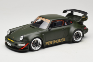 Porsche 911 RWB Penthouse Kaki Green GT Spirit 1:18 GT559 Smola