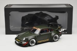 Porsche 911 RWB Penthouse Kaki Green GT Spirit 1:18 GT559 Smola – slika 6 od 6