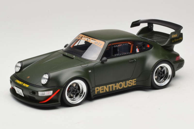 Porsche 911 RWB Penthouse Kaki Green GT Spirit 1:18 GT559 Smola