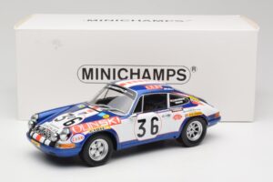Porsche 911 S #36 B. Waldegard / C. Cheneviere 24 Hours of Le Mans 1971 Minichamps 1:18 107716836 Smola – slika 6 od 6